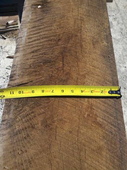 Brown Weathered Oak Lumber